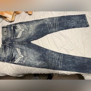 Salvage Distressed Blue Jeans